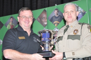 Col. John Hoover from the Missouri State Parks Rangers was in attendance to accept the award.